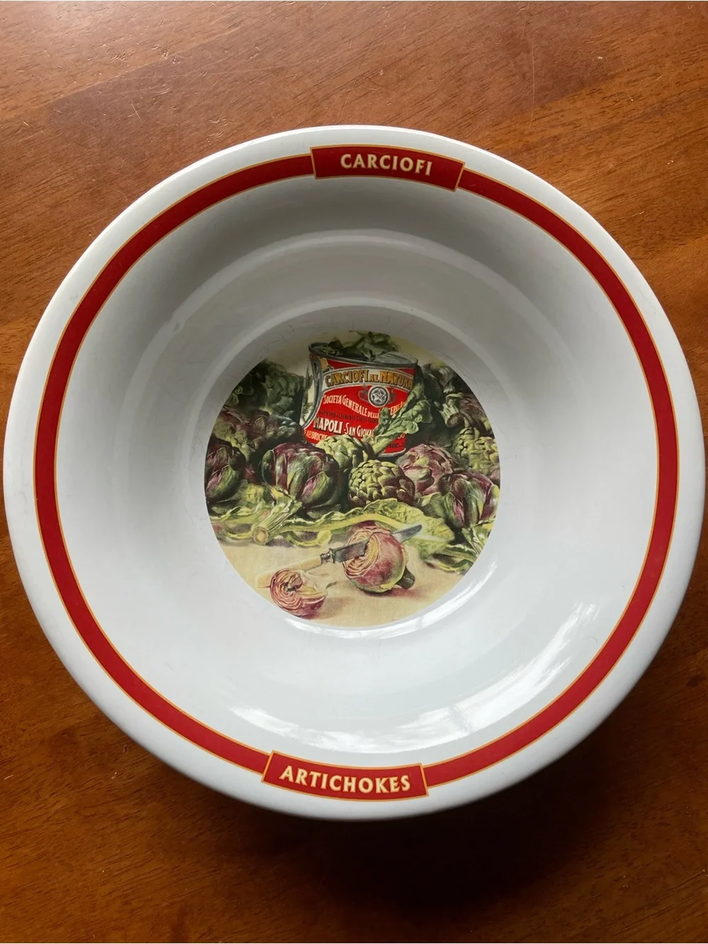 Pottery Barn PASTA RUSTICA Set Of 2 ARTICHOKES & OLIVES Pasta Serving Bowl 10